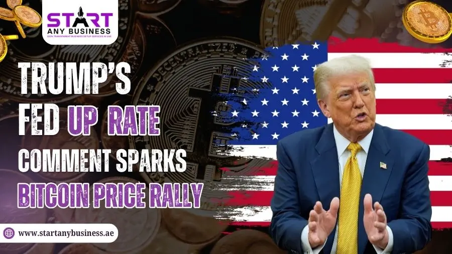 You are currently viewing Trump’s Fed Rate Comment Sparks Bitcoin Price Rally