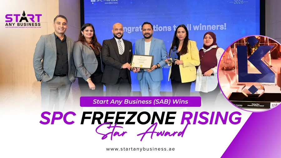 You are currently viewing Start Any Business (SAB) Wins SPC Free Zone Rising Star Award