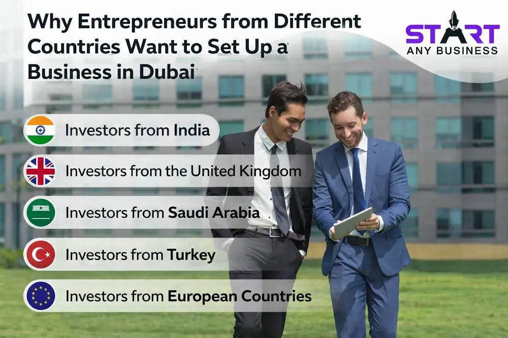 Entrepreneurs from Different Countries Want to Set Up a Business in Dubai